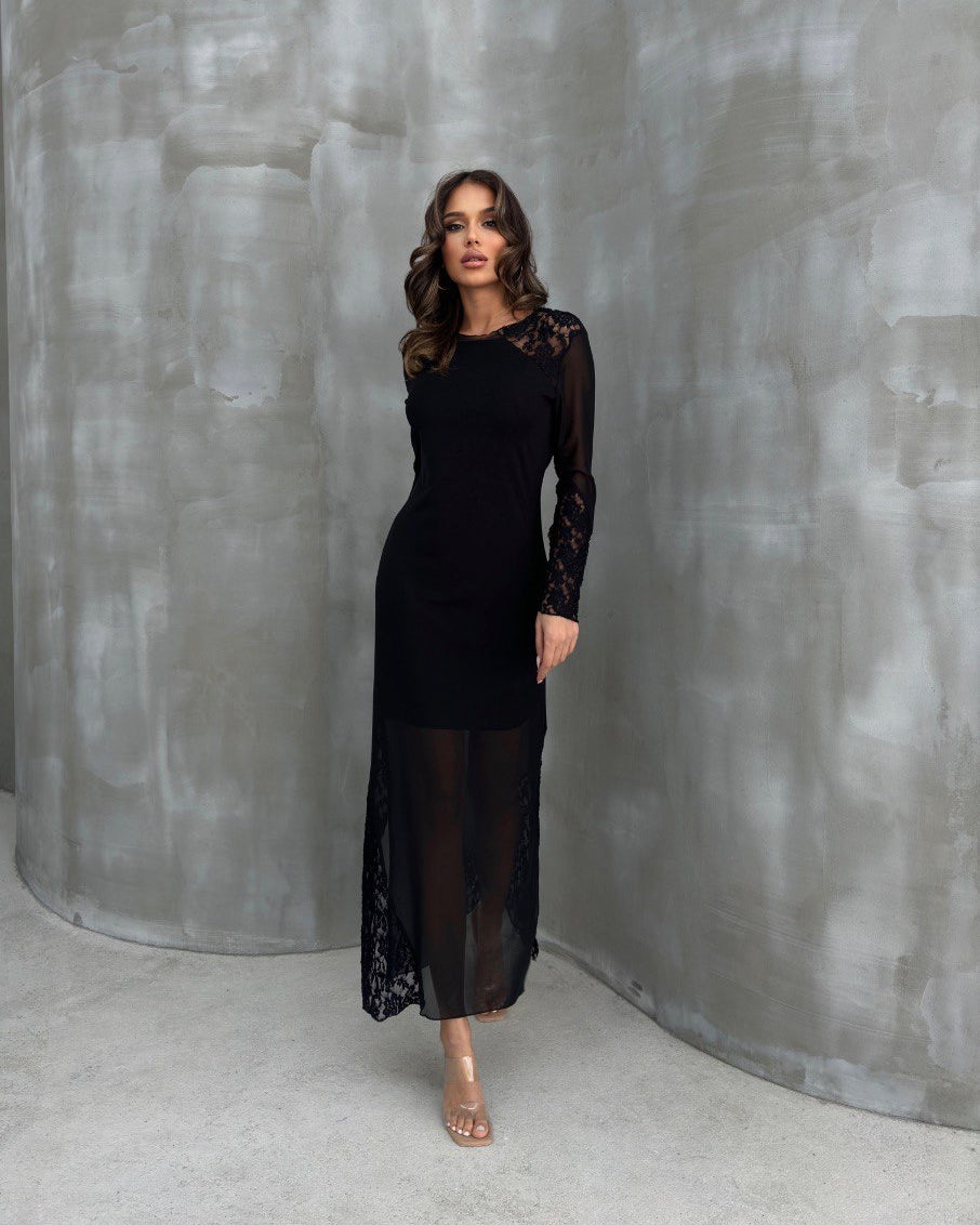 STYLE-Black-Dentelle Dress